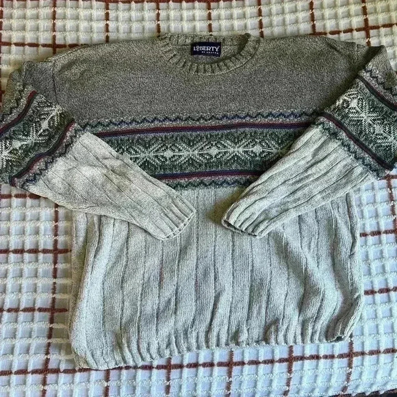 Vintage  Men’s Liberty by Exacta Knit Sweater Size Large - Picture 1 of 4